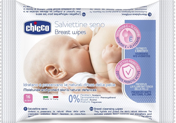 CHICCO SALVIETTE DETERGENTI PER IL SENO 16 PEZZI - farmasconti.eu