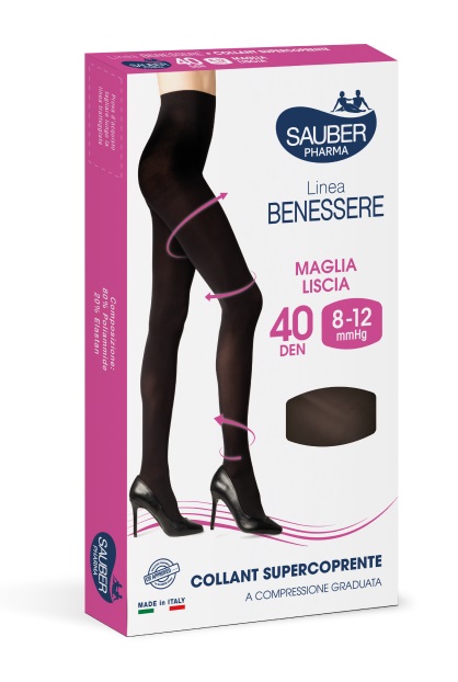 COLLANT SUPERCOPRENTE SAUBER 8-12MMHG NERO 5 - farmasconti.eu