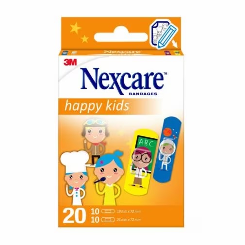 CEROTTI NEXCARE KIDS PLASTERS PROFESSIONS 20 PEZZI ASSORTITI - farmasconti.eu