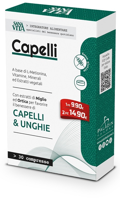 SANAVITA CAPELLI 30 COMPRESSE - farmasconti.eu