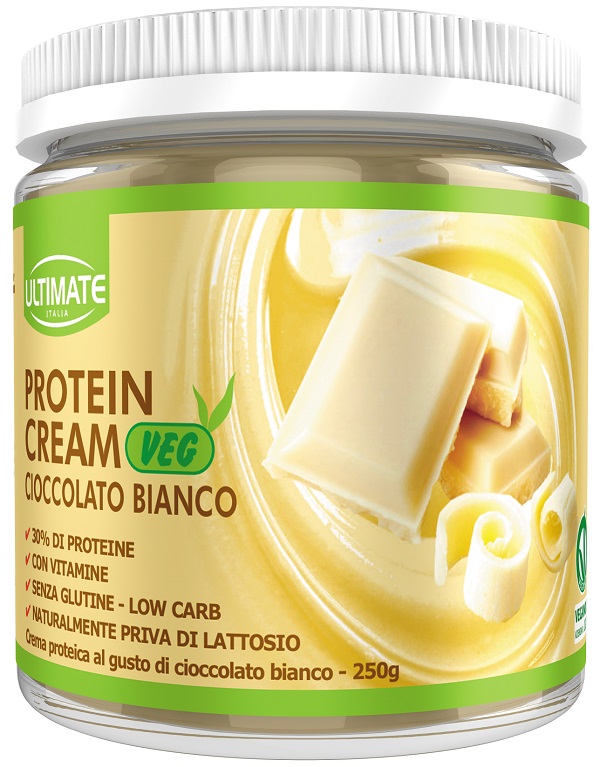 ULTIMATE PROTEIN CREAM VEG CIOCCOLATO BIANCO 250 G - farmasconti.eu
