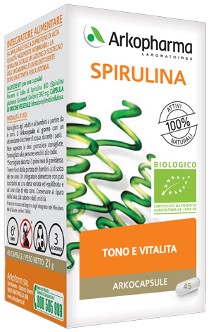 ARKO CAPSULE SPIRULINA BIO 45 CAPSULE - farmasconti.eu