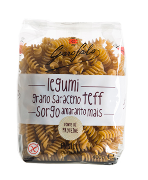 GAROFALO FUSILLI PASTA SENZA GLUTINE LEGUMI E CEREALI 400 G - farmasconti.eu