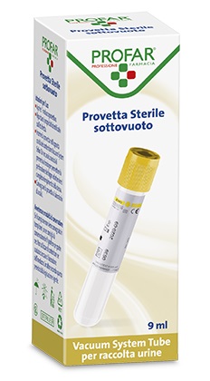 PROVETTA STERILE PER RACCOLTA URINE ASPIRAZIONE SOTTOVUOTO 10 ML PROFAR - farmasconti.eu