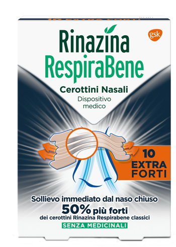RINAZINA RESPIRABENE CEROTTI NASALI EXTRA FORTI 10 PEZZI - farmasconti.eu