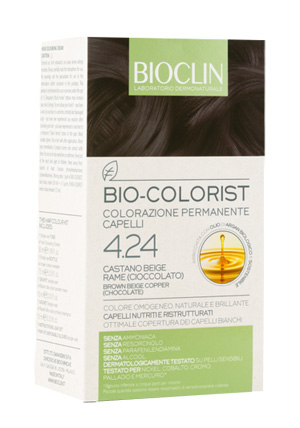 BIOCLIN BIO COLORIST 4,24 CASTANO BEIGE RAME CIOCCOLATO - farmasconti.eu