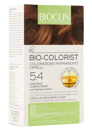 BIOCLIN BIO COLORIST 5,4 CASTANO CHIARO RAME - farmasconti.eu