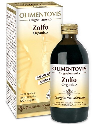 ZOLFO ORGANICO OLIMENTOVIS 200 ML - farmasconti.eu