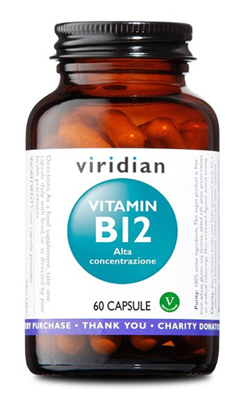 VIRIDIAN VITAMIN B12 HIGH POTENCY 60 CAPSULE VIRIDIAN VITAMINA B12 ALTA CONCENTRAZIONE - farmasconti.eu