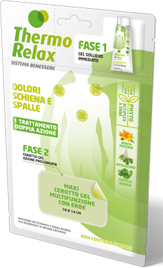 THERMO RELAX FITO GEL DOLORI SCHIENA E SPALLE FASE 2 MAXI CEROTTO GEL MULTIFUNZIONALE CON ERBE 1 PEZZO - farmasconti.eu