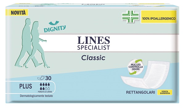 PANNOLONE LINES SPECIALIST CLASSIC RETTANGOLARE SENZA BARRIERA CONTROL 30 PEZZI - farmasconti.eu