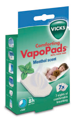 VICKS VAPOPADS MENTHOL SCENT 7 PEZZI - farmasconti.eu