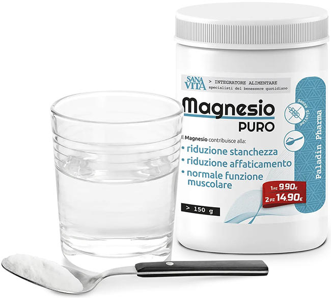 SANAVITA MAGNESIO PURO 150 G - farmasconti.eu