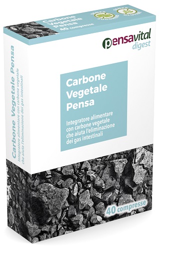 CARBONE VEGETALE PENSA 40 COMPRESSE - farmasconti.eu