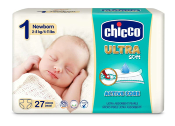 CHICCO PANNOLINO ULTRA CHICCHO NEWBORN 27 X 10 - farmasconti.eu