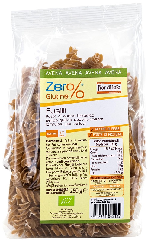 FUSILLI DI AVENA 250 G - farmasconti.eu