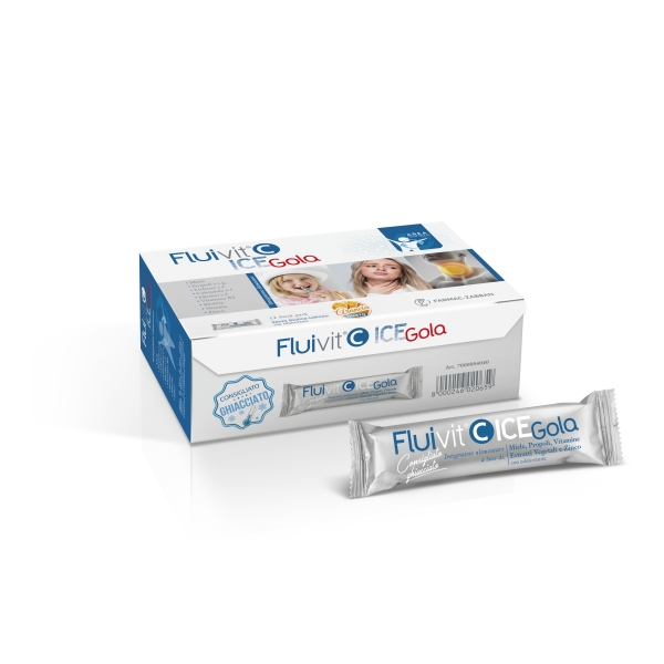 FLUIVIT C ICE GOLA 12 STICKPACK 12 ML - farmasconti.eu