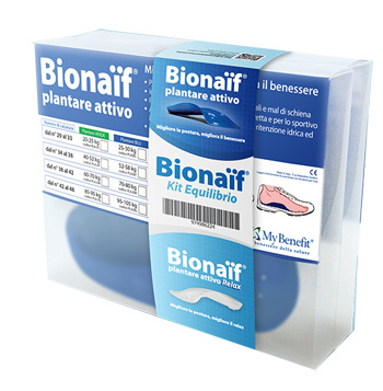 KIT EQUILIBRIO BIONAIF PLANTARE ATTIVO BLU MEDIO DAL 38 AL 42 70-80KG - farmasconti.eu
