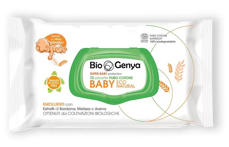 BIOGENYA ECO NATURAL BABY COTONE 72 PEZZI - farmasconti.eu