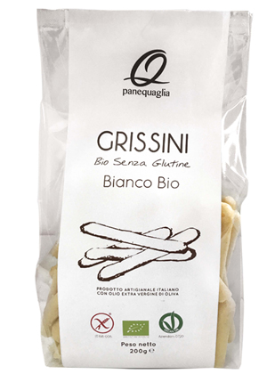 PANE QUAGLIA GRISSINI BIO BIANCHI 200 G - farmasconti.eu