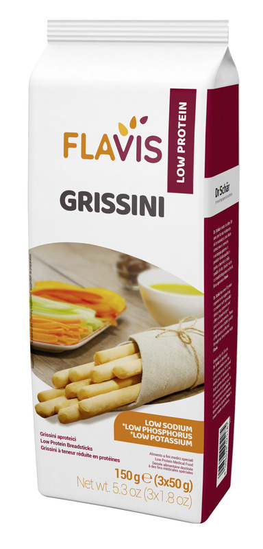 FLAVIS GRISSINI APROTEICI 3 PORZIONI DA 50 G - farmasconti.eu