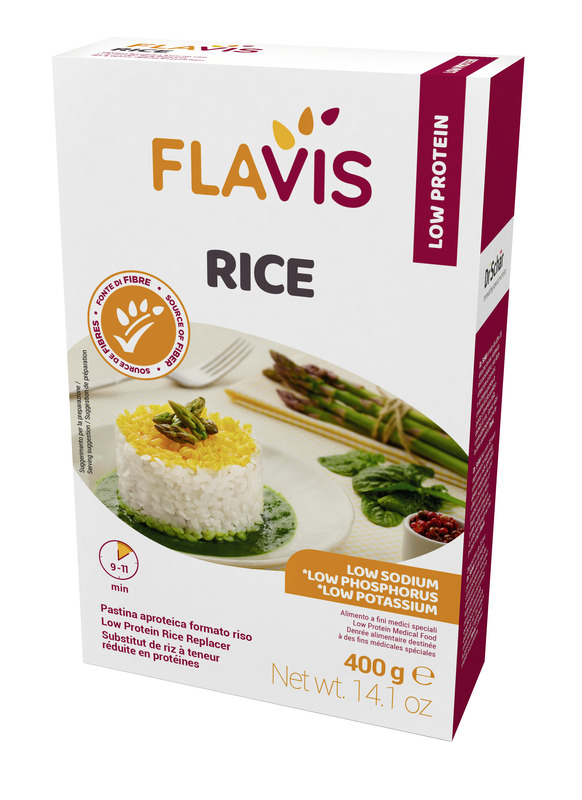 FLAVIS RICE PASTINA APROTEICA FORMATO RISO 400 G - farmasconti.eu
