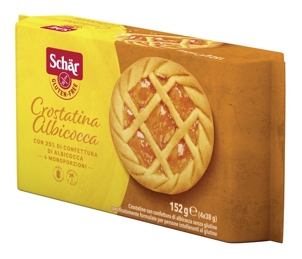 SCHAR CROSTATINA CON CONFETTURA DI ALBICOCCA 4 MONOPORZIONI DA 35 G - farmasconti.eu