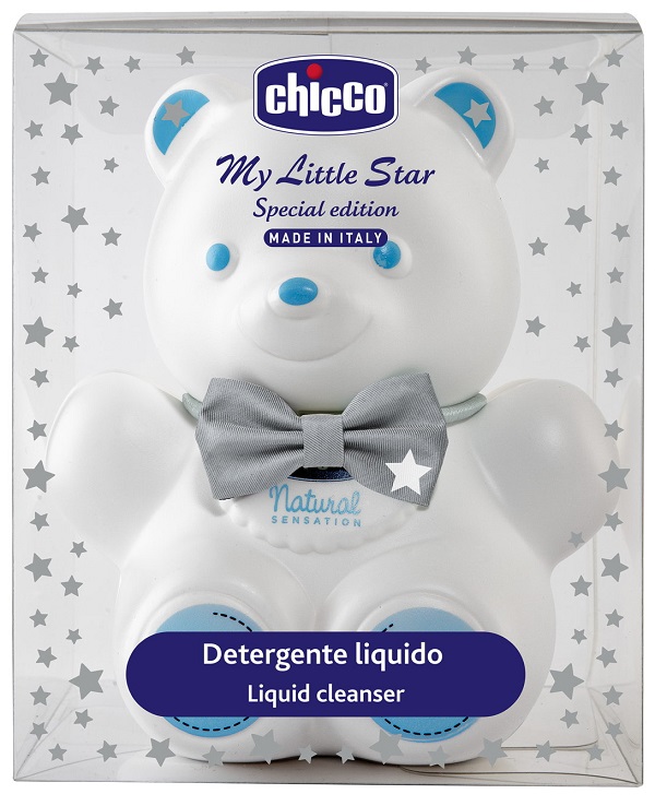 CHICCO COSMETICI NATURAL SENSATION DETERGENTE ORSO STARS - farmasconti.eu