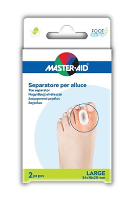 SEPARATORE DITA IN GEL MASTER-AID FOOTCARE PER ALLUCE LARGE 2 PEZZI D2 - farmasconti.eu
