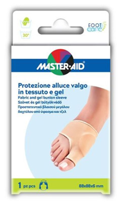 PROTEZIONE IN GEL E TESSUTO MASTER-AID FOOTCARE PER ALLUCE VALGO 1 PEZZO D5 - farmasconti.eu