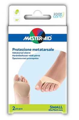PROTEZIONE IN GEL E TESSUTO  MASTER-AID FOOTCARE PER METATARSO SMALL 2 PEZZI G2 - farmasconti.eu