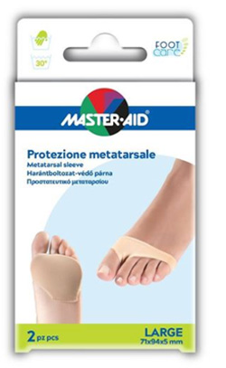 PROTEZIONE IN GEL E TESSUTO MASTER-AID FOOTCARE PER METATARSO LARGE 2 PEZZI G3 - farmasconti.eu