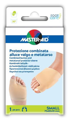 PROTEZIONE MASTER-AID FOOTCARE PER ALLUCE VALGO E METATARSO SMALL 1 PEZZO D7 - farmasconti.eu