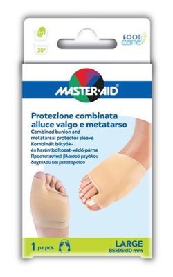 PROTEZIONE MASTER-AID FOOTCARE PER ALLUCE VALGO E METATARSO LARGE 1 PEZZO D8 - farmasconti.eu
