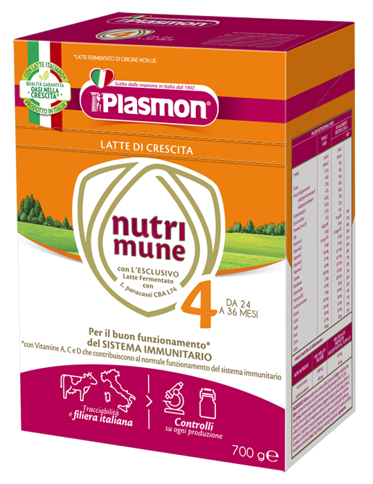 PLASMON NUTRI-MUNE LATTE STAGE 4 POLVERE 700 G - farmasconti.eu