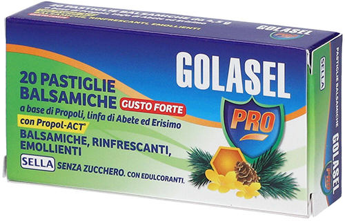 GOLASEL PRO 20 PASTIGLIE BALSAMICHE FORTI - farmasconti.eu