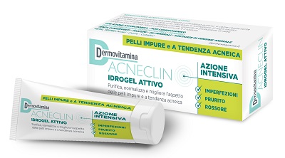 DERMOVITAMINA ACNECLIN IDROGEL ATTIVO AZIONE INTENSIVA 40 ML - farmasconti.eu