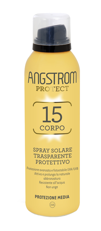 ANGSTROM PROTECT 15 CORPO SPRAY SOLARE TRASPARENTE 150 ML - farmasconti.eu
