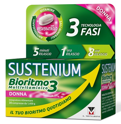 SUSTENIUM BIORITMO3 DONNA ADULTA 30 COMPRESSE - farmasconti.eu