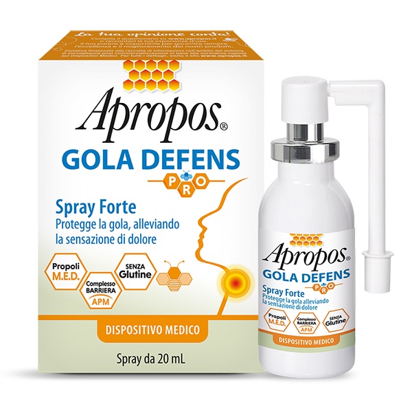 APROPOS GOLA DEFENS PRO SPRAY NO ALCOL 20 ML - farmasconti.eu