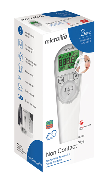 TERMOMETRO FRONTALE MICROLIFE NO CONTACT PLUS NC200 - farmasconti.eu
