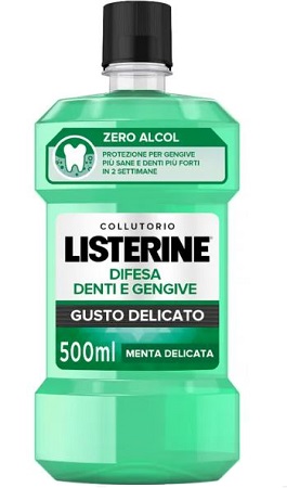 LISTERINE DENTI & GENGIVE DELICATO 500 ML - farmasconti.eu