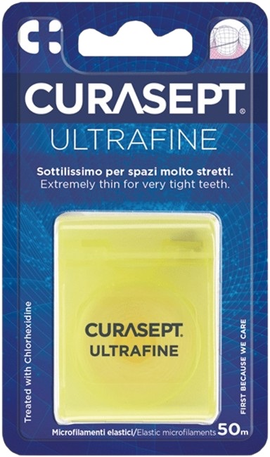 CURASEPT ULTRAFINE FILO INTERDENTALE NON CERATO CLOREXIDINA - farmasconti.eu