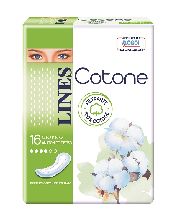 LINES COTONE NON ULTRA ANATOMICI DISTESI 16 PEZZI - farmasconti.eu