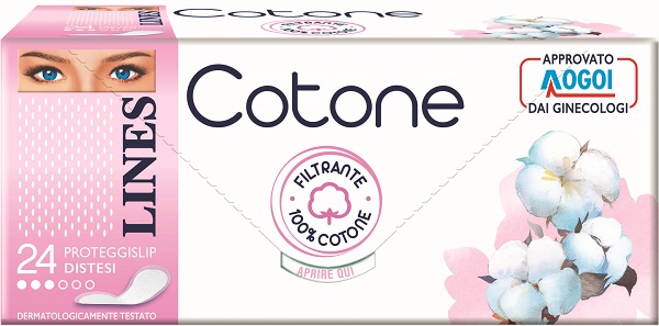 LINES COTONE PROTEGGISLIP DISTESI 24 PEZZI - farmasconti.eu