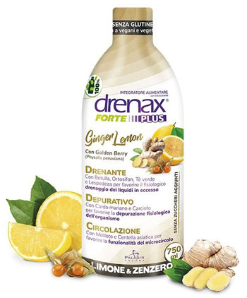 DRENAX FORTE PLUS GINGER LEMON 750 ML - farmasconti.eu