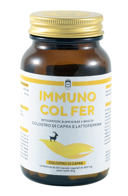 IMMUNO COL FER COLOSTRO DI CAPRA 60 CAPSULE VEGETALI - farmasconti.eu