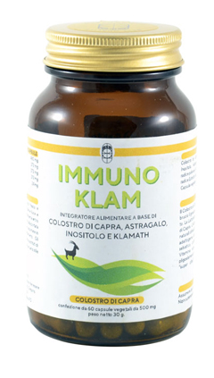 IMMUNO KLAM COLOSTRO DI CAPRA KLAMATH 60 CAPSULE VEGETALI - farmasconti.eu