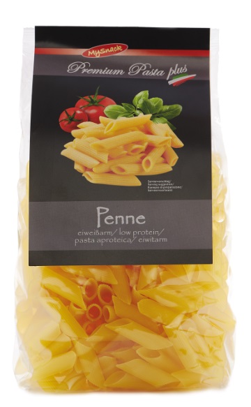 MY SNACK PREMIUM PLUS PASTA APROTEICA PENNE 500 G - farmasconti.eu