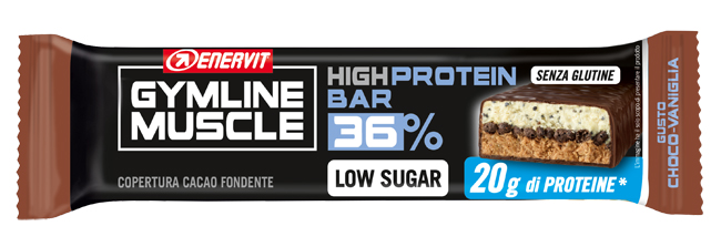 GYMLINE 20 G PROTEINBAR CHOCO/VANIGLIA 55 G - farmasconti.eu